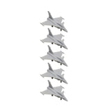 5PCS French Rafale-B Multi-purpose Fighter Jet Airplane Model 1/2000 700 400 350 Scale Resin Hobby Toys Display Fighting Aircraft