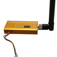 Load image into Gallery viewer, 1Set DC 12V 1.2G 2W Wireless Video Audio Digital Transmitter with Antenna Aerial Photography Transmission for RC FPV Drone
