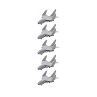 5PCS A-7 Attack Aircraft Model Proportional Airplane Toys 1/2000 700 400 350 Scale Attacker Plane with Landing Gear Folding Wing