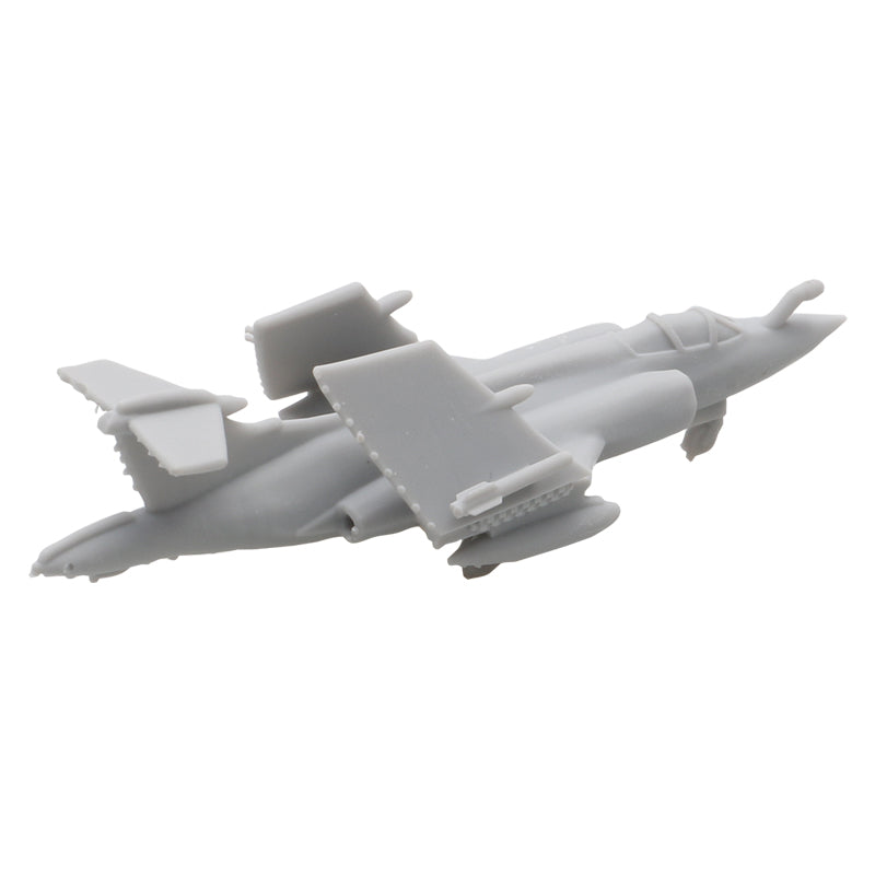 5PCS Resin Model Buccaneer Shipborne Attack Aircraft 1/2000 700 400 350 Scale DIY Toys Attacker Airplane Folding Wing Design