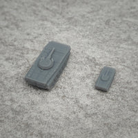 5PCS BMP-1 Infantry Fighting Vehicle 1/350 1/700 Scale Resin Model Tank Length 19.2mm/9.6mm DIY Toys Assembly Parts