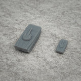 5PCS BMP-1 Infantry Fighting Vehicle 1/350 1/700 Scale Resin Model Tank Length 19.2mm/9.6mm DIY Toys Assembly Parts