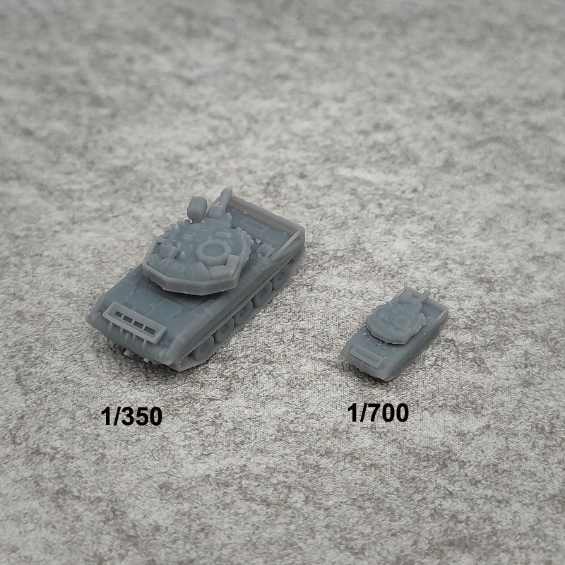 5PCS M551 Resin Model Light Tank 1/350 1/700 Scale Length 18.5mm/9.3mm Crawler Vehicle Toys