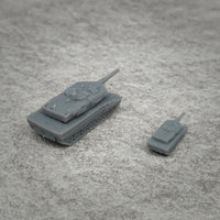 5PCS 1/700 1/350 Scale Leopard 2A5 Main Battle Tanks 3D Printing Army Tank Model Length 1.45/2.9cm Armored Car Resin Accessories