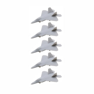 5PCS F-22 Stealth Fighter Jet 1/2000 1/700 1/400 1/350 8mm 27mm 47.2mm 54mm Fighting Airplane Photosensitive Resin Model Fighter Aeroplane