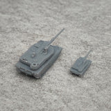 5PCS 1/350 1/700 Scale K2 Model Main Battle Tank Length 30.9mm/15.4mm Resin Combat Crawler Vehicle DIY Display Toys Parts