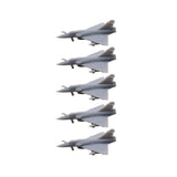 5PCS French Mirage 2000 Fighter Jet Plane with Landing Gear Opening Wing 1/2000 700 400 350 Scale Resin Model Fighting Airplane