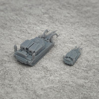 5PCS M1150 Tank Assault Breacher Vehicle Resin Model Tanks 1/350 1/700 Scale Resin ABV Military Toys Length 36.2mm/18.1mm