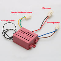 1Set Children Kids RC Electric Cars 27MHZ 4CH Remote Controller Kit 6V/12V Receiver Board Wireless Steering Control Parts