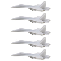 5PCS Su-33 Shipboard Aircraft Model 1/700 Resin Toys Carrier Borne Airplane Opeing Wing/Folding Wing/Flying Status Display Plane