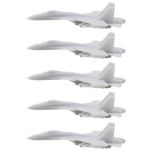 5PCS Su-33 Shipboard Aircraft Model 1/700 Resin Toys Carrier Borne Airplane Opeing Wing/Folding Wing/Flying Status Display Plane