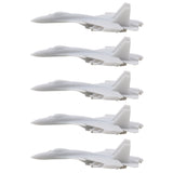 5PCS Su-33 Shipboard Aircraft Model 1/700 Resin Toys Carrier Borne Airplane Opeing Wing/Folding Wing/Flying Status Display Plane