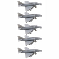 5PCS A-4 Skyhawk Airplane 1/2000 1/700 1/400 1/350 Scale Model Attacker Aeroplane Resin Assembly Toys Attacking Aircraft