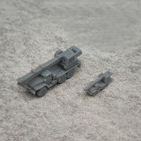 5PCS Resin Model Ural KS3574 Military Crane 1/350 1/700 Scale Logistics Car Vehicles Length 28.3mm/14.2mm Toys DIY Parts