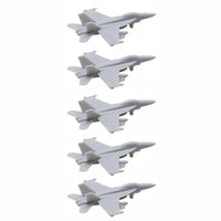 5PCS F-18F Super Hornet Carrier Borne Machine 1/2000 1/700 1/350 Fighter Aircraft Model Resin Assembly Parts for DIY Collection