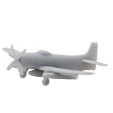 5PCS DIY Children Boys Hobby Collection Airplane Model Resin Assembly A-1 Attacker Aircraft 1/2000 700 400 350 Scale Strike Plane