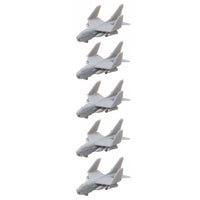 5PCS A-7 Attack Aircraft Model Proportional Airplane Toys 1/2000 700 400 350 Scale Attacker Plane with Landing Gear Folding Wing