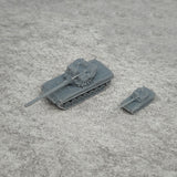 5PCS 1/350 1/700 Scale 195 Engineering Tank Length 35.1mm/17.5mm Model Combat Battle Tanks for Hobby Toys Collection