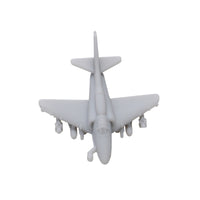 5PCS A-4 Skyhawk Airplane 1/2000 1/700 1/400 1/350 Scale Model Attacker Aeroplane Resin Assembly Toys Attacking Aircraft