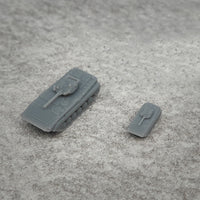 5PCS ZBD-86A Infantry Tank Model 1/350 1/700 Scale Resin Assembly Crawler Vehicle Tanks with Length 19.2mm/9.6mm Display Toys