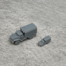 Load image into Gallery viewer, 5PCS Ural 4320 Military Truck Model Length 20.8mm/10.4mm 1/350 1/700 Scale DIY Resin Display Toys Transport Vehicles
