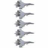 5PCS Whole Length 9/31.5/55.1/63mm 1/2000 1/700 1/400 1/350 Su-35S Super Side Fighter with Landing Gear Fighting Aeroplane Battle-aircraft