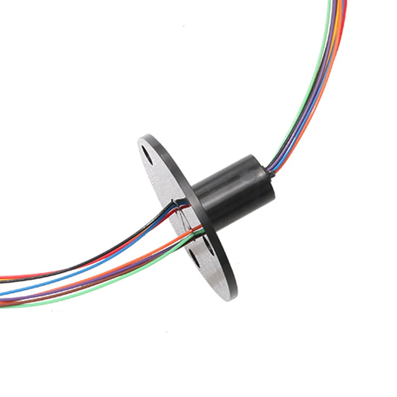 1PCS Outer Dia 12.5mm Conductive Electric Brush Slip Ring 8CH 1.5A Collector Ring 360 Degree Rotation Ring Joint Connector