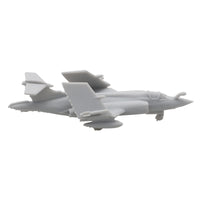 5PCS Resin Model Buccaneer Shipborne Attack Aircraft 1/2000 700 400 350 Scale DIY Toys Attacker Airplane Folding Wing Design