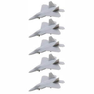 5PCS F-22 Stealth Fighter Jet 1/2000 1/700 1/400 1/350 8mm 27mm 47.2mm 54mm Fighting Airplane Photosensitive Resin Model Fighter Aeroplane