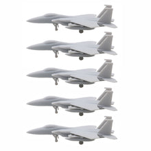 Load image into Gallery viewer, 5PCS 1/2000 1/700 1/400 1/350 Scale Model Fighter Aircraft F-15C Eagle Fighting Aeroplane with Length 8mm/28mm/56mm for DIY Hobby
