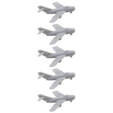 5PCS Resin Model Mig-15 Fighter Aeroplane 1/2000 700 400 350 Scale Battle-airplane with Landing Gear Toys Display Fighting Aircraft