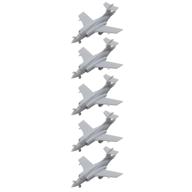 5PCS 1/2000 700 400 350 Scale 3D Printing Model Shipborne Attack Aircraft with Landing Gear Opening Wing Resin Simulation Plane