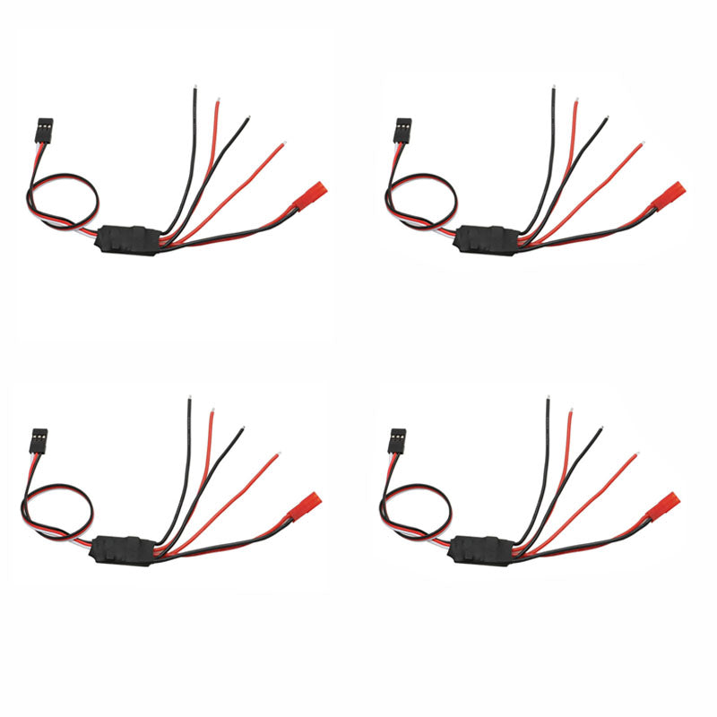 4PCS Mini CH2 Relay Module Electronic Switch Maximum 10A Current Support 5V-30V Battery for RC Aircraft Light Power On-off Control