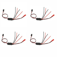 4PCS Mini CH2 Relay Module Electronic Switch Maximum 10A Current Support 5V-30V Battery for RC Aircraft Light Power On-off Control