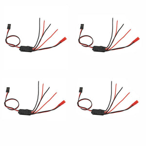 4PCS Mini CH2 Relay Module Electronic Switch Maximum 10A Current Support 5V-30V Battery for RC Aircraft Light Power On-off Control
