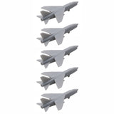 5PCS 1/2000 1/700 1/400 1/350 Scale F-8 Crusader Battle Aeroplane Toys with Landing Gear Fighting Jet Plane Mould for DIY Fighter Model