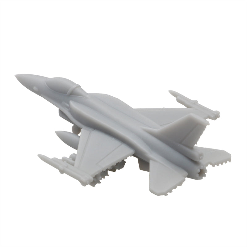 5PCS F-16E Falcon Fighter Jet Airplane 1/2000 700 400 350 Scale Resin Model Battle-airplane Fighting Aeroplane 3D Printing Toys Parts