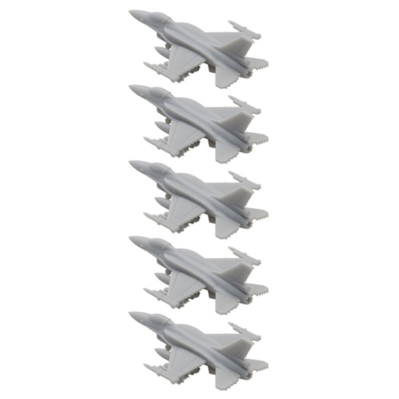 5PCS F-16E Falcon Fighter Jet Airplane 1/2000 700 400 350 Scale Resin Model Battle-airplane Fighting Aeroplane 3D Printing Toys Parts