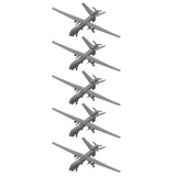 5PCS DIY Model Toys MQ-9 Reaper UAV Resin Assembly Airplane Model with Landing Gear Opening Wing Hobby Toys Collection Parts