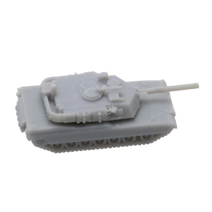 10PCS M1A2 Main Battle Tank 1/2000 1/700 1/400 1/350 Scale Length 4/13/22.7/26mm Micro Mini Heavy Machine Static Model Resin Toys for DIY Collection