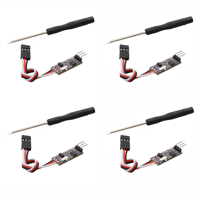 4PCS Multifunctional Servo Controller Steering Gear Control Module Converter Input 5-30V Multifunction Signal Control for RC Model