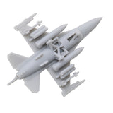 5PCS F-16C Fighting Falcon Resin Fighter Aircraft Battle-plane 1/2000 1/700 1/400 1/350 Length 6mm 21mm 42mm Mini Aeroplane Model