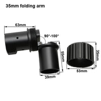 1PCS Aluminum Alloy Horizontal Folding Arm 30mm 35mm 40mm Carbon Tube Fold Joint Connector for RC Plant Protection Drone