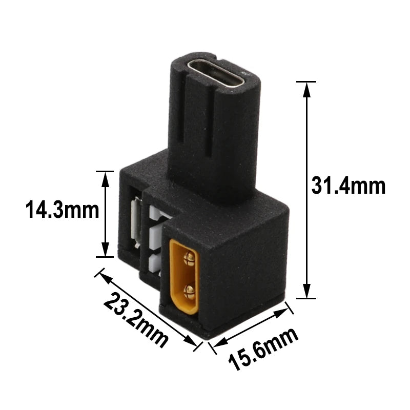 1Set DJI M300 UAV RC Drone OSDK Interface Expansion Power Supply Plug DC 24V Type C to XT30 Female Output Connection Adapter