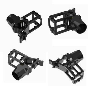1PCS CNC Aluminum Alloy Length 330mm Carbon Fiber Arm Dia 25mm Tube Clamp Folding Pipe Clip Fastener for RC Drone Model