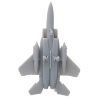 5PCS 1/2000 1/700 1/400 1/350 Scale Model Fighter Aircraft F-15C Eagle Fighting Aeroplane with Length 8mm/28mm/56mm for DIY Hobby