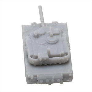 10PCS M1A2 Main Battle Tank 1/2000 1/700 1/400 1/350 Scale Length 4/13/22.7/26mm Micro Mini Heavy Machine Static Model Resin Toys for DIY Collection