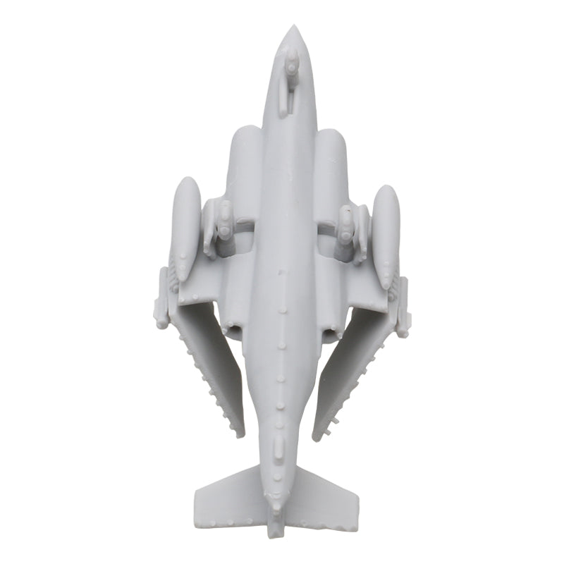 5PCS Resin Model Buccaneer Shipborne Attack Aircraft 1/2000 700 400 350 Scale DIY Toys Attacker Airplane Folding Wing Design