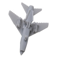 5PCS 1/2000 1/700 1/400 1/350 Scale F-8 Crusader Battle Aeroplane Toys with Landing Gear Fighting Jet Plane Mould for DIY Fighter Model