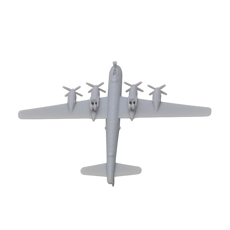 5PCS 1/2000 700 400 350 Scale Toys Model B-29 Bombardment Aircraft Resin Display Fighter Airplane with Landing Gear Opening Wing